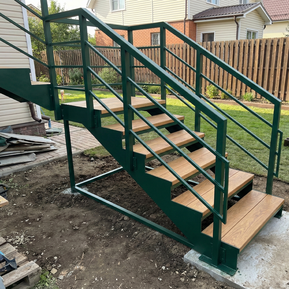 Изготовление металлических лестниц