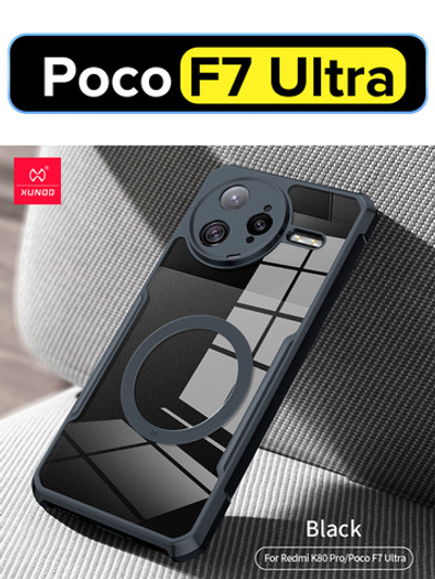 Чехол для Poco F7 Ultra c Магсейф противоударный с усиленными углами XUNDD