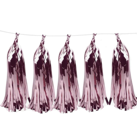 Гирлянда "Тассел" сиреневый нежный 10 шт
