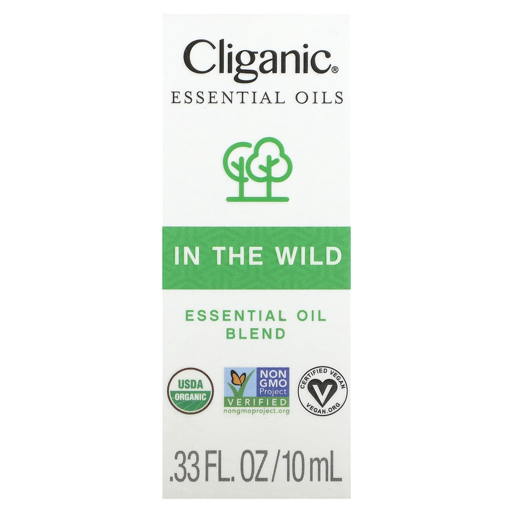 Cliganic, Смесь эфирных масел, в дикой природе, 10 мл (0,33 жидк. унц.)