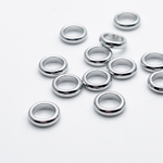 Коннектор Круг, цвет серебро (родий), размер 7,8*2 мм, цена за 1 шт