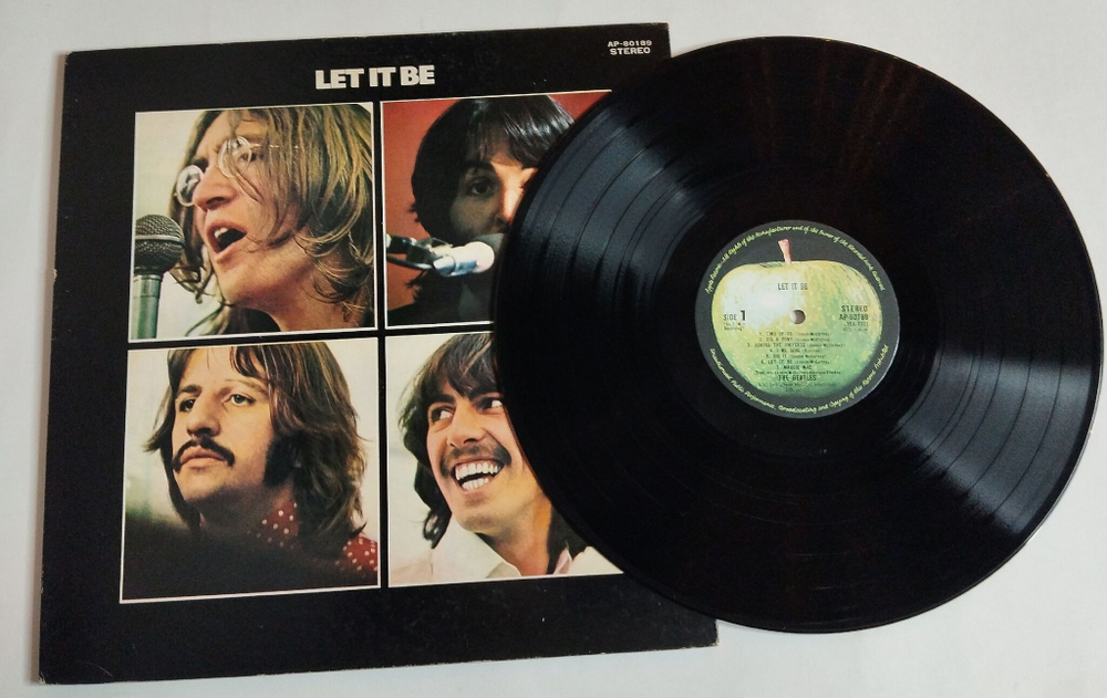 Винтажная виниловая пластинка LP The Beatles Let It Be (Japan 1974) (No Obi) (EX)