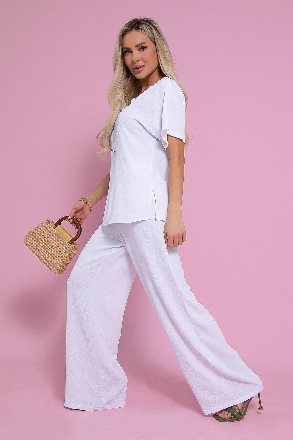 Костюм Свободный вечер НЬЮ (белый) К12668-15 LT Collection