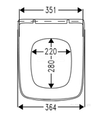 Крышка для чаши Roca Dama Senso ZRU9302819