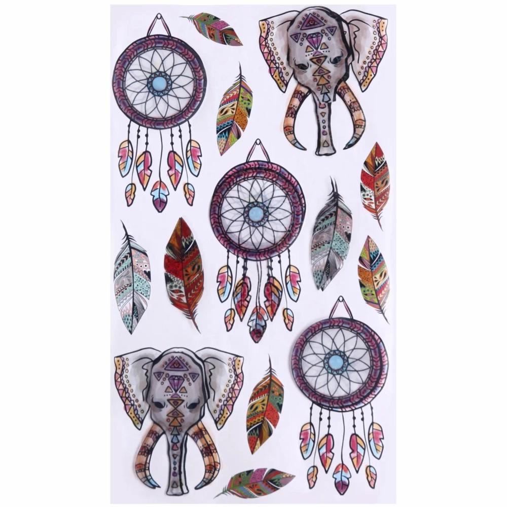 Наклейки интерьерные 32*65см «Индия» C-1005