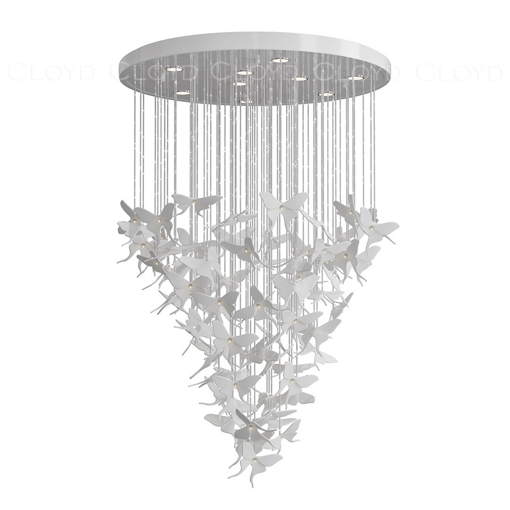 Люстра Cloyd TROPICA C9 / выс. 120 см - керамика - белый (арт.11531)