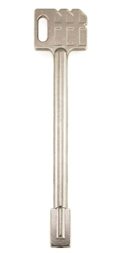 Заготовка сувальдного ключа МАЙЕР-21 (104х19х10х3.8)(7.0/5.5х3.0) MAUER РФ 15686