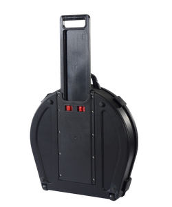 KZCASE X20-01A — кейс для барабанных тарелок с колесами и выдвижной ручкой