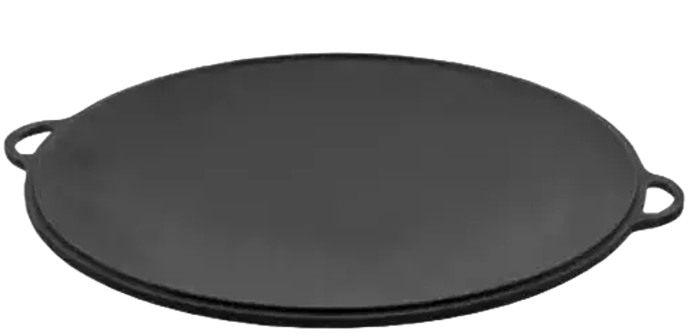 Садж чугунный 40см с 2-мя литыми ручками БИОЛ 2540