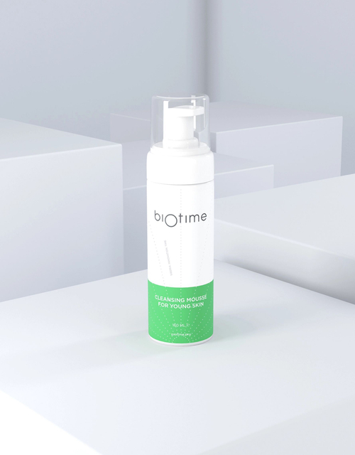 CLEANSING MOUSSE FOR YOUNG SKIN BIOTIME - Мусс очищающий для молодой кожи,160 мл