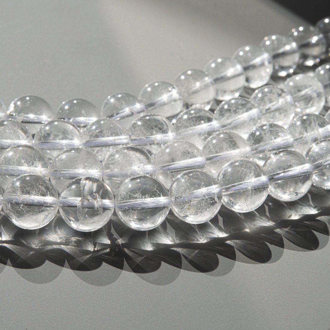 Горный хрусталь "Хлопковый" натуральный, шар 12,3мм