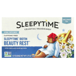 Celestial Seasonings, Wellness Tea, Sleepytime®, биотин Beauty Rest™, без кофеина, 18 чайных пакетиков, 21 г (0,75 унции)