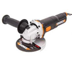 Шлифмашина угловая Worx WX712 кейс, 860 Вт, 125 мм