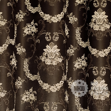 Шторы для спальни  БЕЛЛАДОНА (арт. А30-325-1)  - (150х270)х2 см. - шоколад