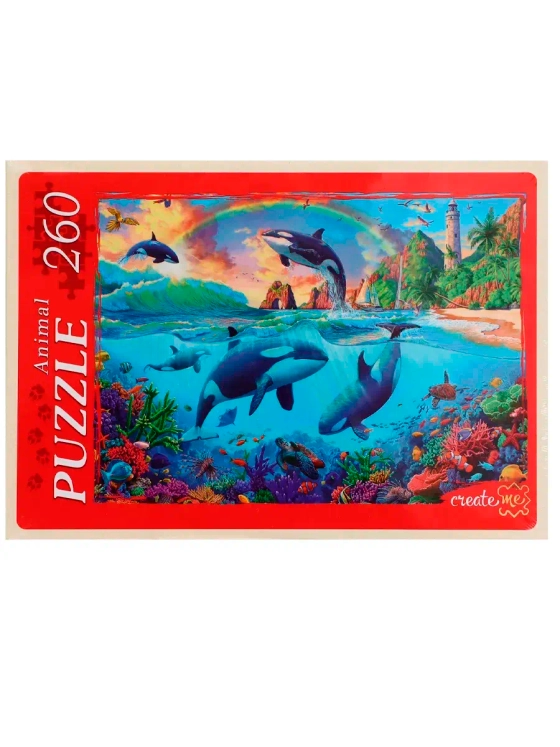 Пазл для детей 6 7 8 лет 260 элементов Морской мир