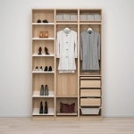 Гардероб-комбинация - PAX / ÅHEIM/АHEIM IKEA/ ПАКС/ АХЕЙМ ИКЕА, 236,4х150 см, бежевый