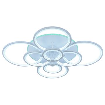 Потолочный светодиодный светильник 8077/8 WHT 256W+11W RGB белый Profit Light