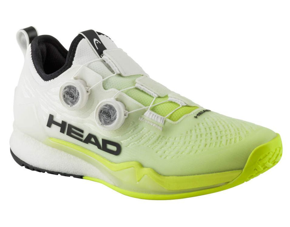 Мужские кроссовки теннисные Head Endure BOA Pro - white/yellow