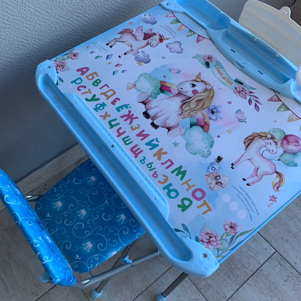 Набор мебели для детей "С единорогом" (КНД4-М/1)