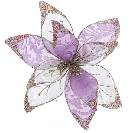 GAEM Цветок искусственный "Пуансеттия", L30 W10 H30 см