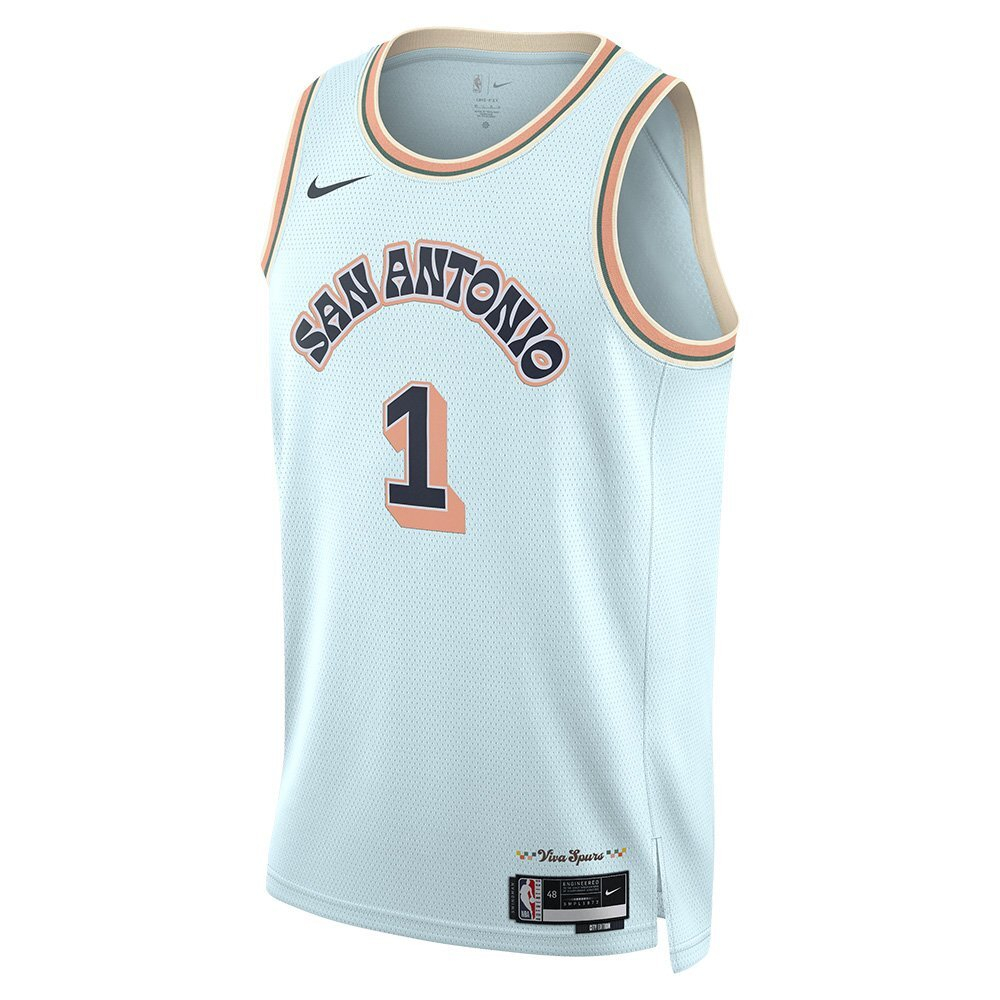 Футболка Nike NBA 2024/25 City Edition Swingman San Antonio Spurs Victor Wembanyama Blue Jersey