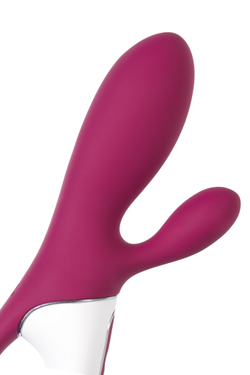 Вибратор Satisfyer Hot Bunny с клиторальным стимулятором, красный