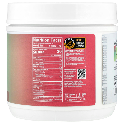 Raw Nutrition, Replenish, мохито с арбузом, 780 г (27,51 унции)