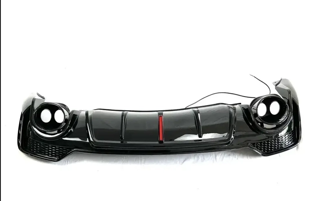 Диффузор заднего бампера в стиле RSQ3 для AUDI Q3 2020 - 2022 Ауди