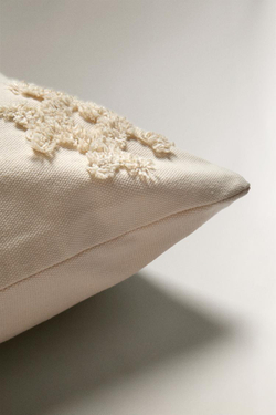 ZARA HOME ЧЕХОЛ ДЛЯ ДЕКОРАТИВНОЙ ПОДУШКИ  С ГЕОМЕТРИЧЕСКИМ УЗОРОМ, СВЕТЛО-БЕЖЕВЫЙ