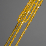 Фианиты, оттенок "Золото", бриолетт 4,4*6мм