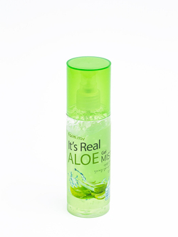 Farmstay Мист для лица с экстрактом алоэ It's Real Aloe Gel 120 мл 150 г 1 шт. флакон с дозатором