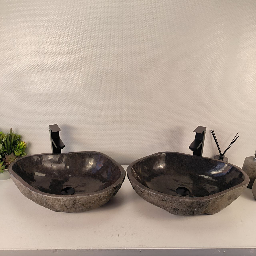 Раковина из речного камня ПАРА! RS-65475 57*42*15 0866