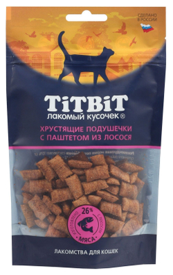 Лакомство TiTBiT хрустящее с БАРАНИНОЙ для кошек, 60 г х 3 упаковки