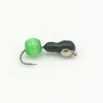 Мормышка Владимирская 192 "Муравей с шариком кошачий глаз", с коронкой, 3мм, 0.65гр (15шт/уп)