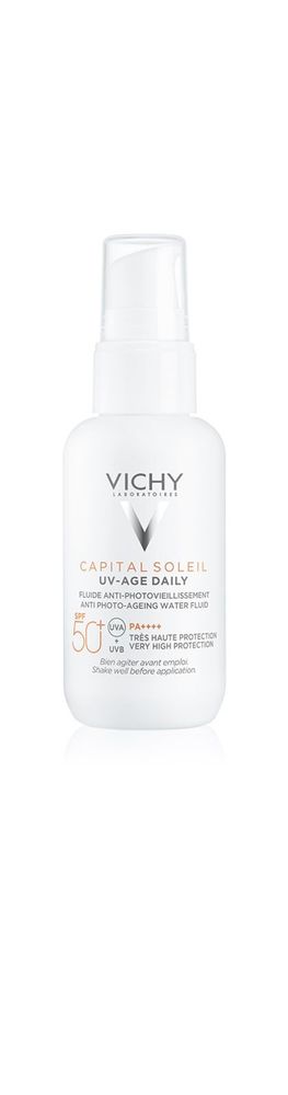 Vichy антивозрастная жидкость для лица SPF 50+ Capital Soleil UV-Age Daily