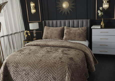 Покрывало 160x220 Sofi De MarkO Фернанд цвета капучино