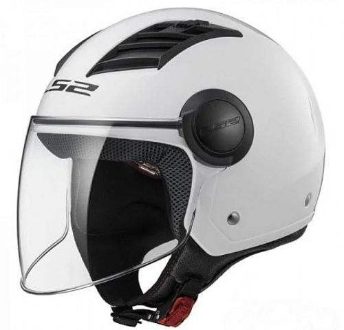 LS2 Мотошлем OF562 AIRFLOW Solid белый