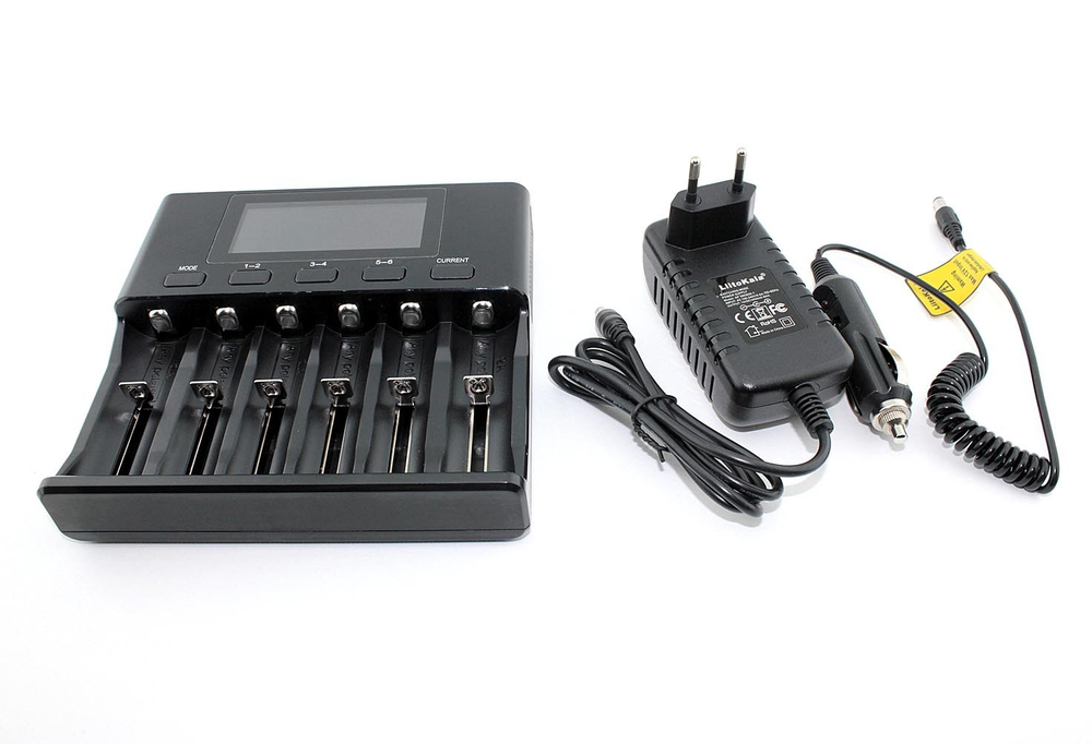 Зарядное устройство LiitoKala Lii-S6 + CAR charger 12V
