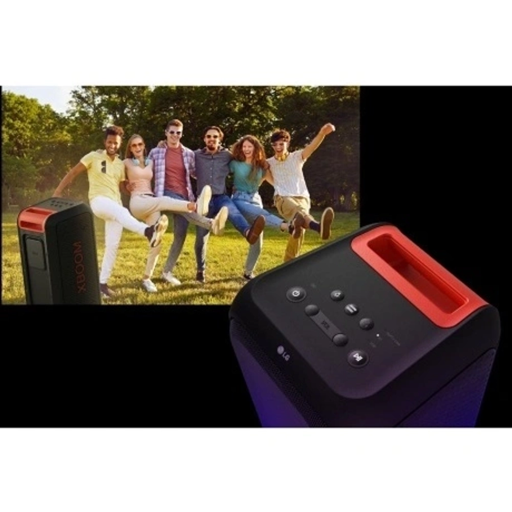 Минисистема LG XBOOM XL5S черный 200Вт USB BT