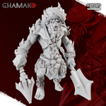 Grand Alliance Destruction Orruk Warclans Orcs Greenskins Орк с парным оружием №2 миниатюра для dnd, днд, pathfinder, фентези, Настольная игра, НРИ, Варгейм, РПГ