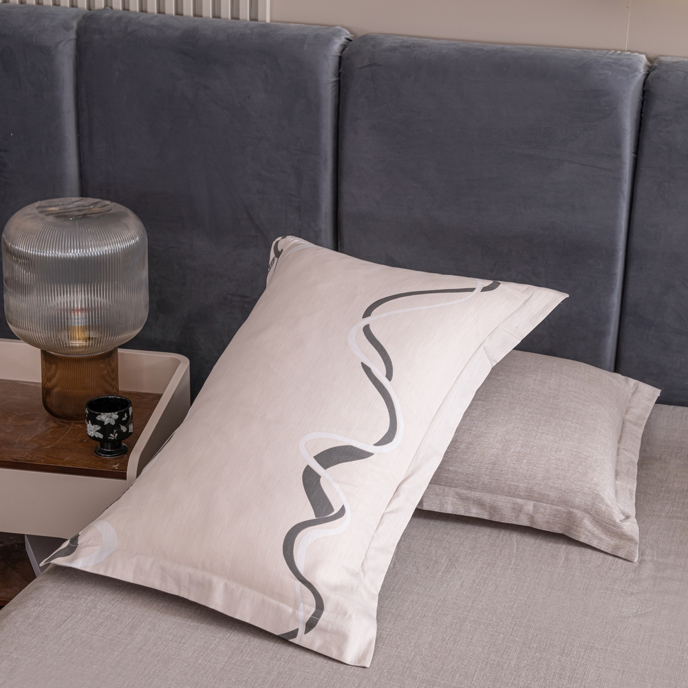 Комплект постельного белья Сатин с Одеялом 100% хлопок 160x80 на резинке OBR152