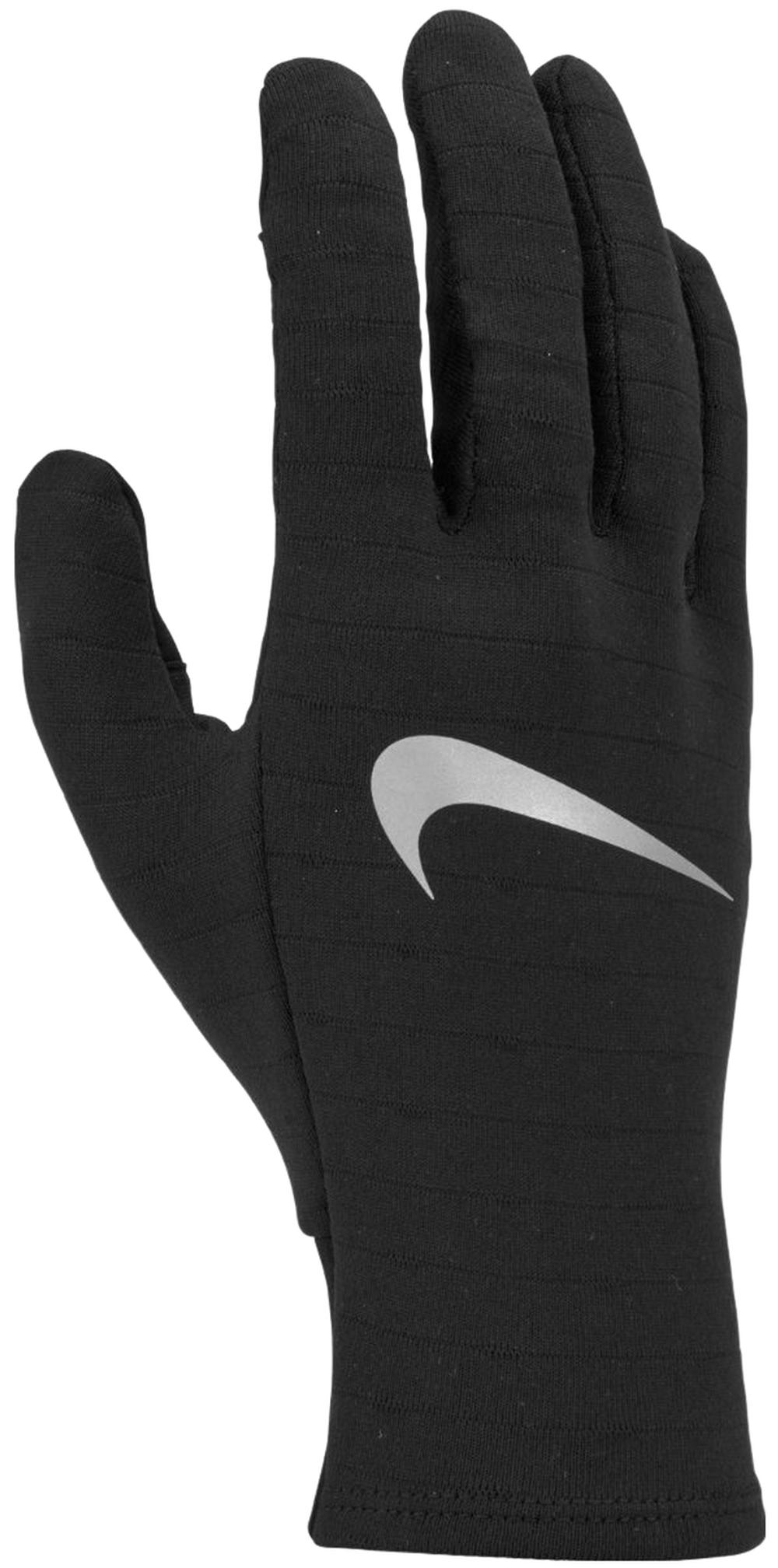 Перчатки спортивные Nike Therma Fit Gloves - black/black/silver - Black