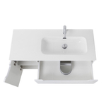 Подвесная тумба с раковиной BelBagno ETNA 120 Bianco Lucido правая, ETNA-1200-2C-1A-SO-BL-R + BB1200ETL-R