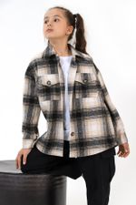 Рубашка для девочки Квадро-1 Виотекс КОРИЧНЕВЫЙ