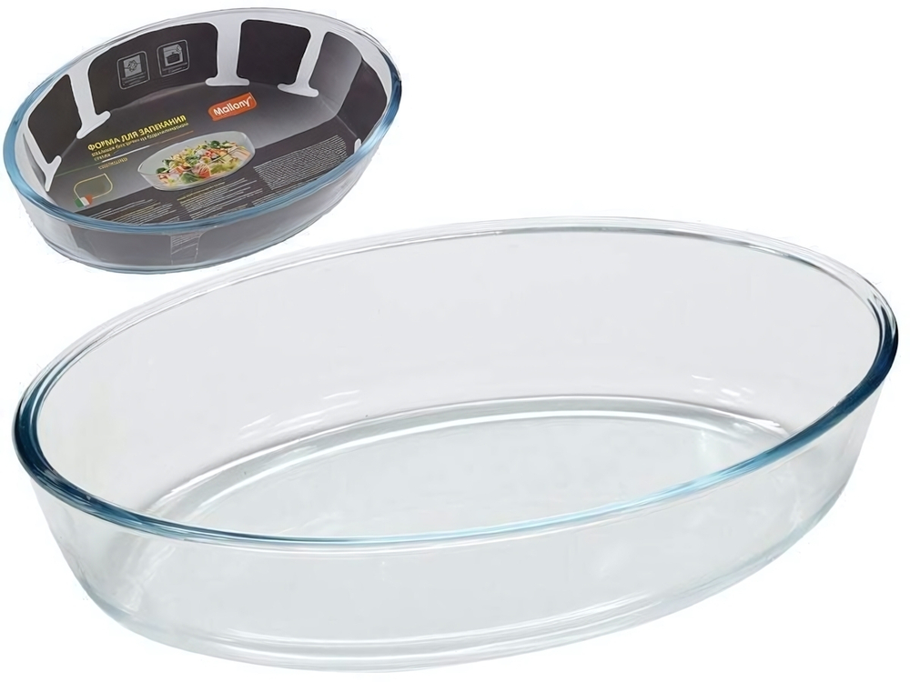 Форма для запекания 1,6л овальная CRISTALLINO