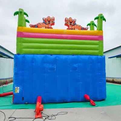 Коммерческий надувной батут «Тигриная страна 2», 8*5*5 м