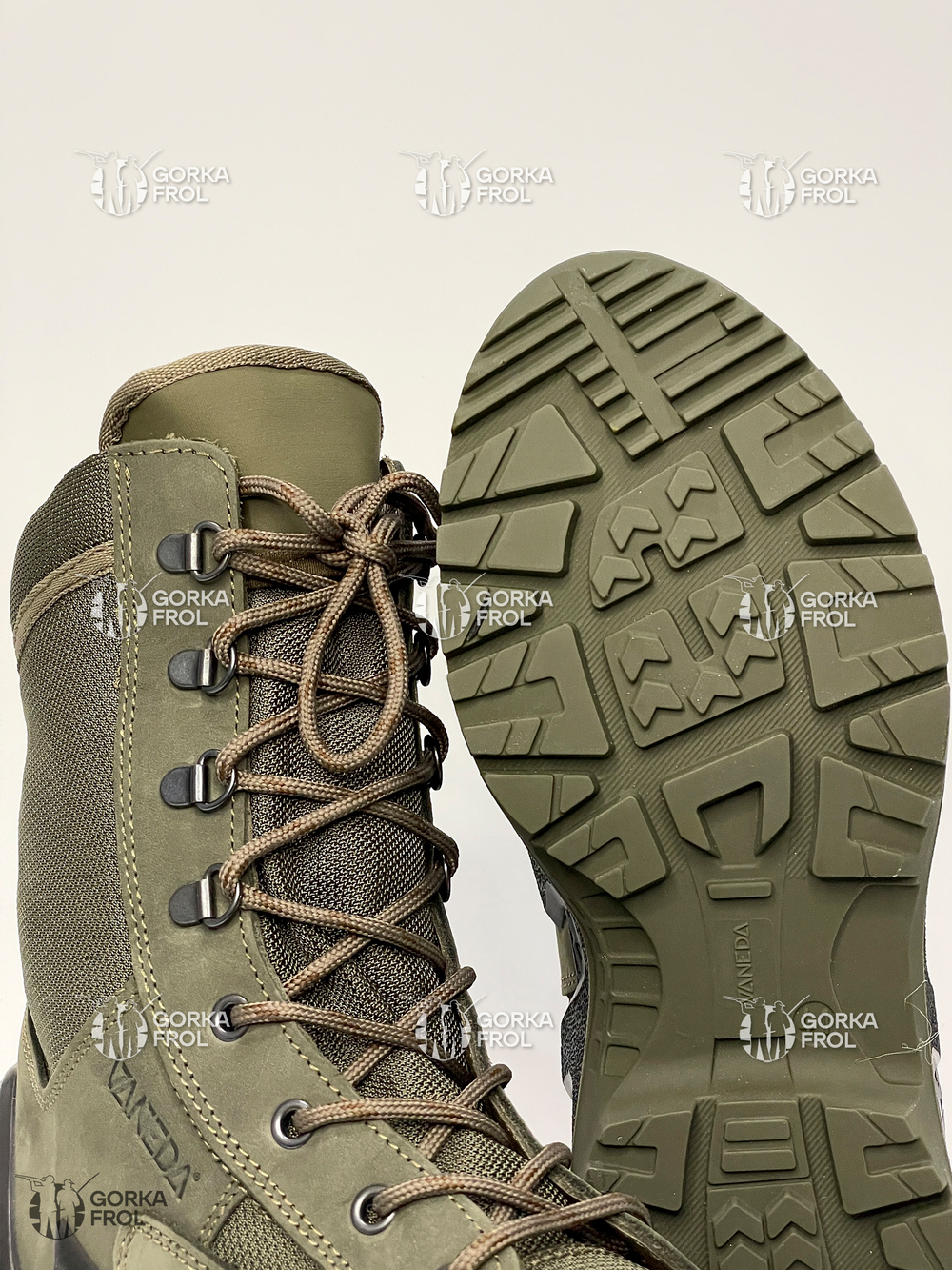 Ботинки тактические Vaneda V-Clutch 1348 On Duty хаки нубук летние