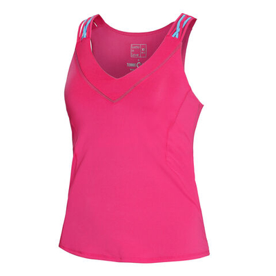 Женская теннисная майка Lucky in Love Entwine Racerback Tank Top Women - Pink