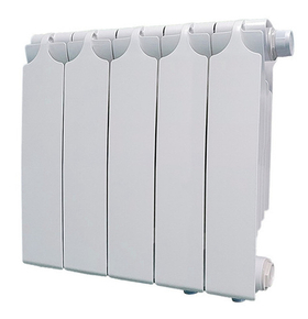Радиатор биметаллический секционный Теплоприбор BR1-350 х 5 секций (нижнее подключение, слева)