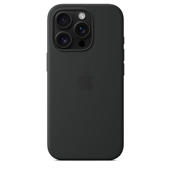 Чехол Apple iPhone 16 Pro Max Silicone Case with MagSafe Black MYYT3